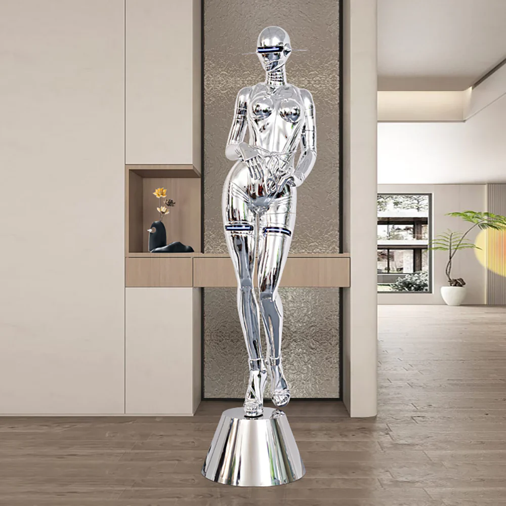 Mechanical Technology Goddess Sculpture Floor Lamp - Image 16