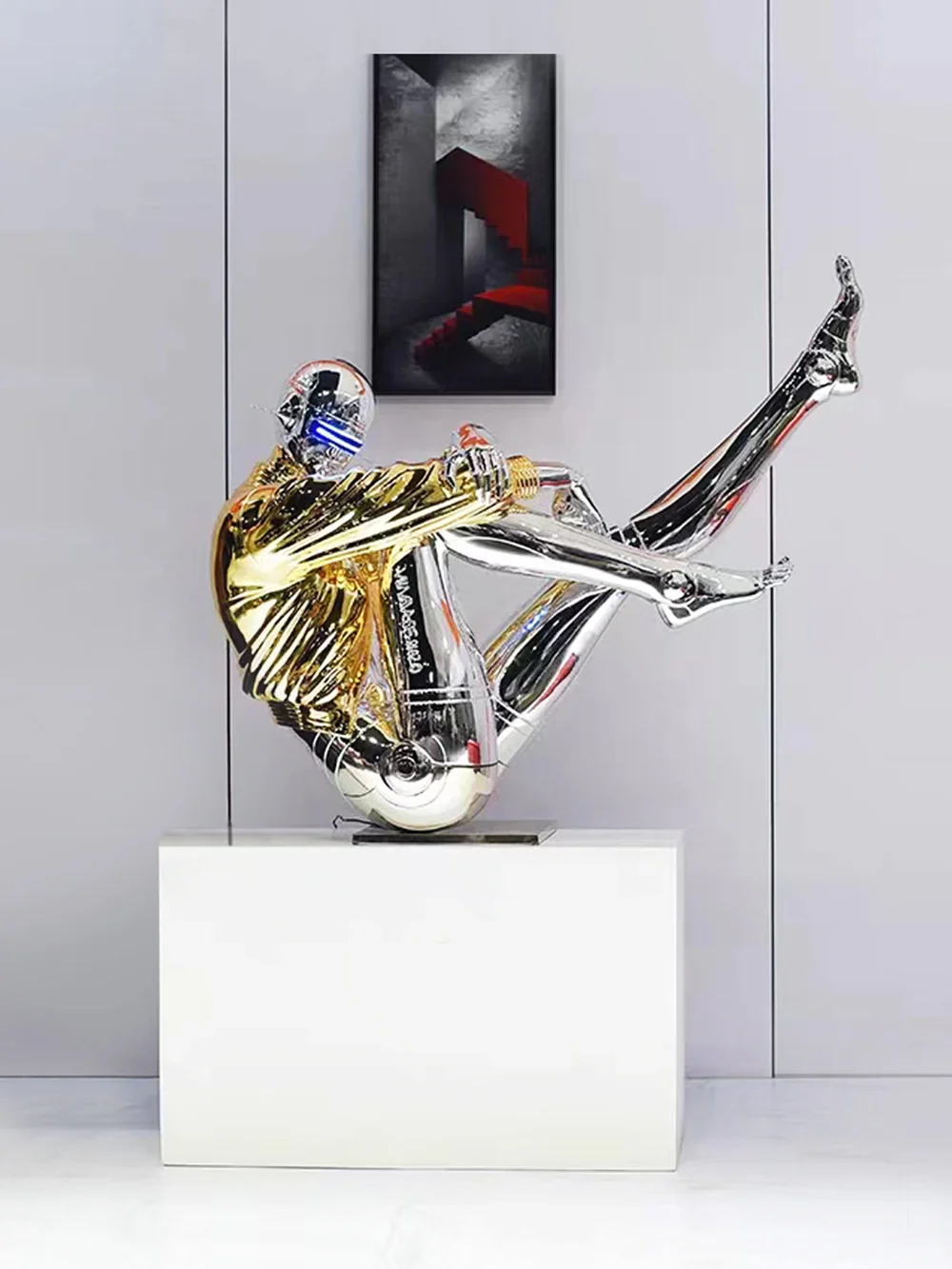 Mechanical Technology Goddess Sculpture Floor Lamp - Image 17