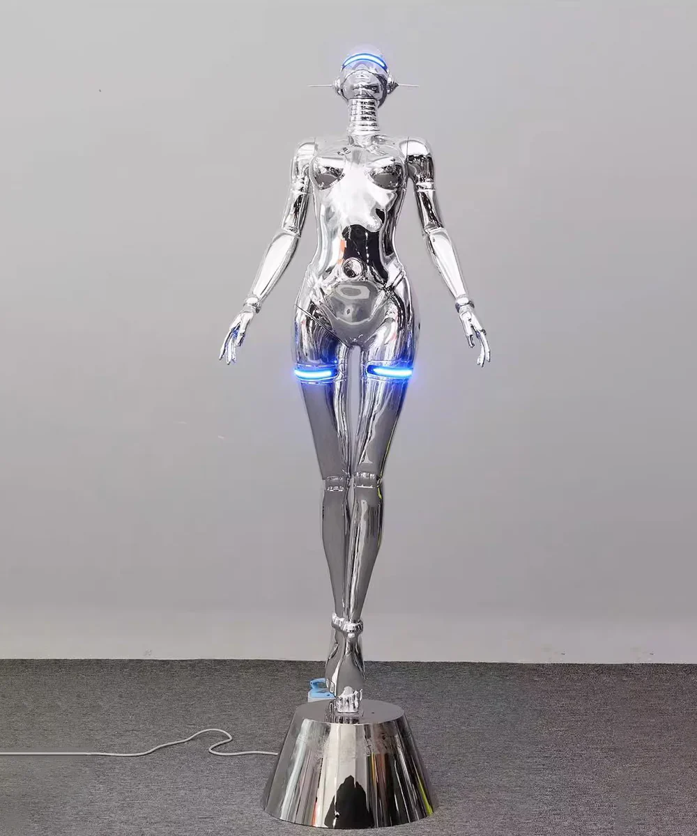 Mechanical Technology Goddess Sculpture Floor Lamp - Image 18