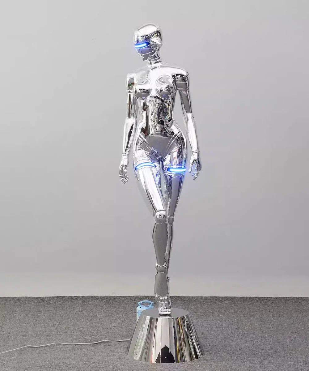 Mechanical Technology Goddess Sculpture Floor Lamp - Image 22