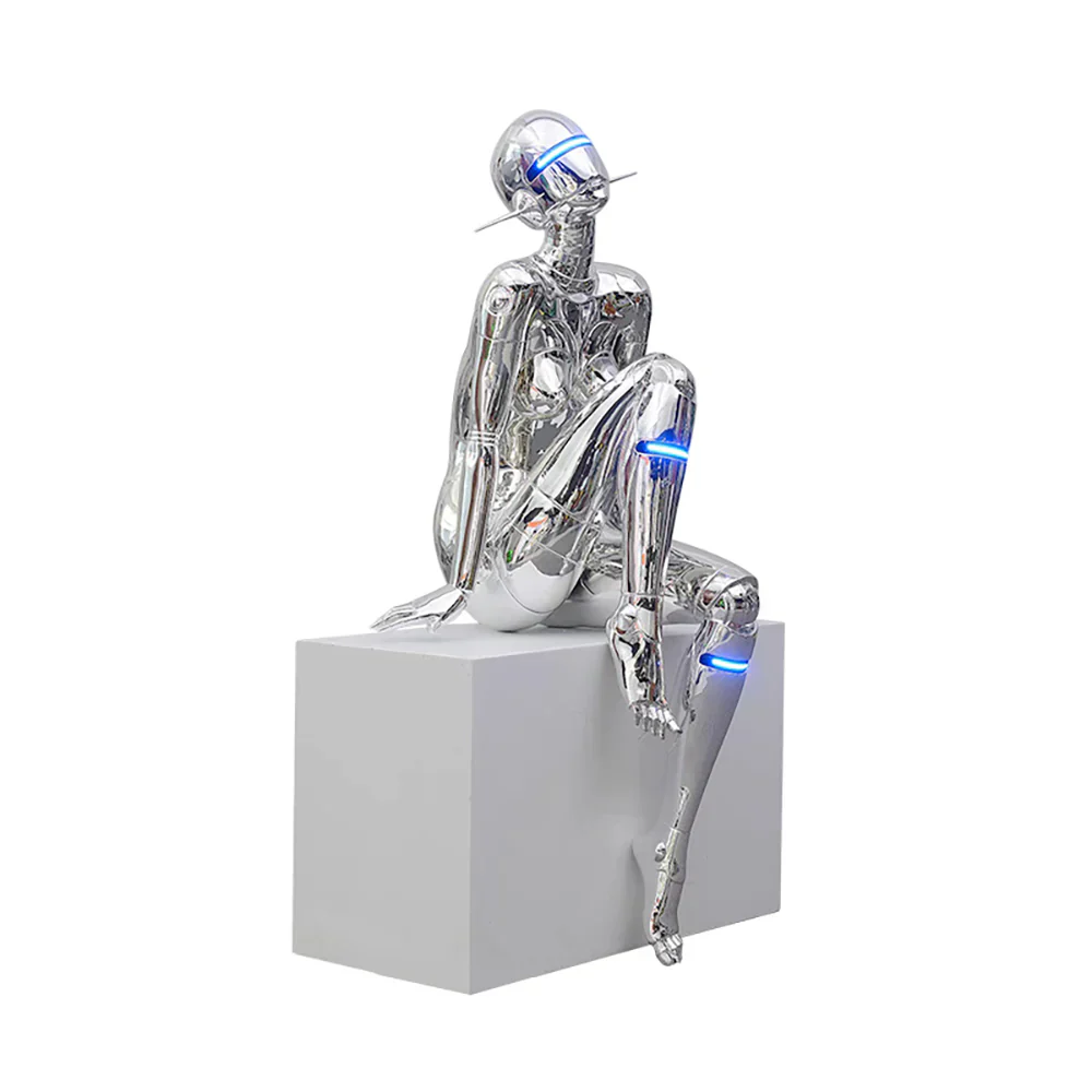Mechanical Technology Goddess Sculpture Floor Lamp - Image 26