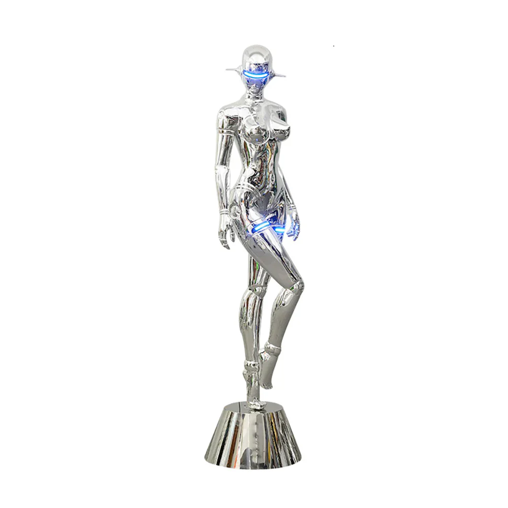Mechanical Technology Goddess Sculpture Floor Lamp - Image 27