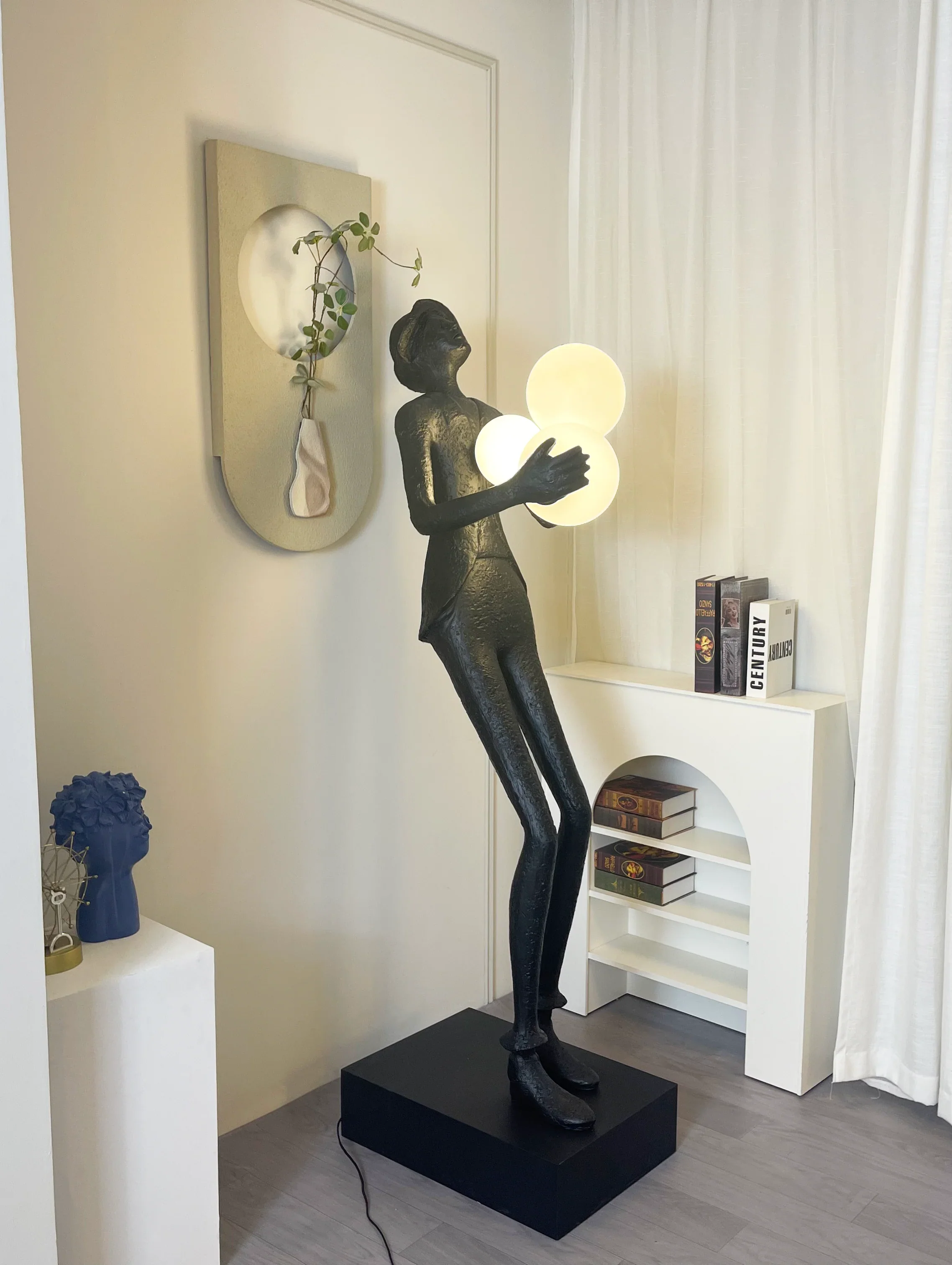 Michael Character Sculpture Floor Lamp - Image 4
