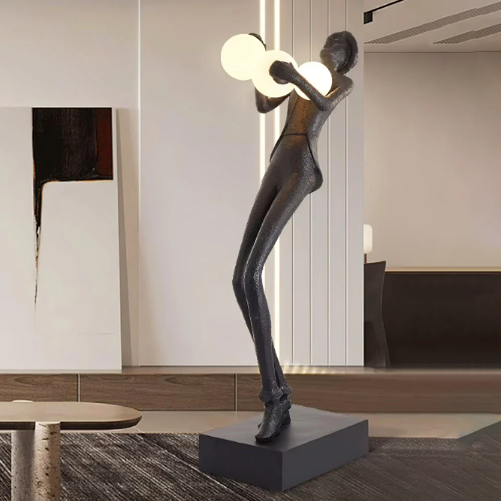 Michael Character Sculpture Floor Lamp - Image 6