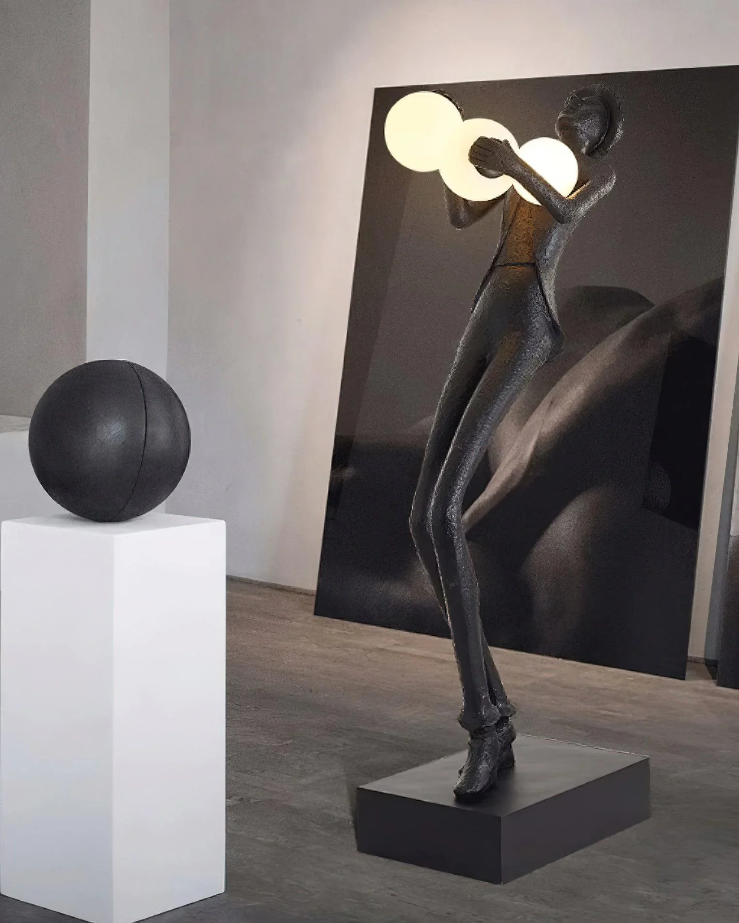 Michael Character Sculpture Floor Lamp - Image 8