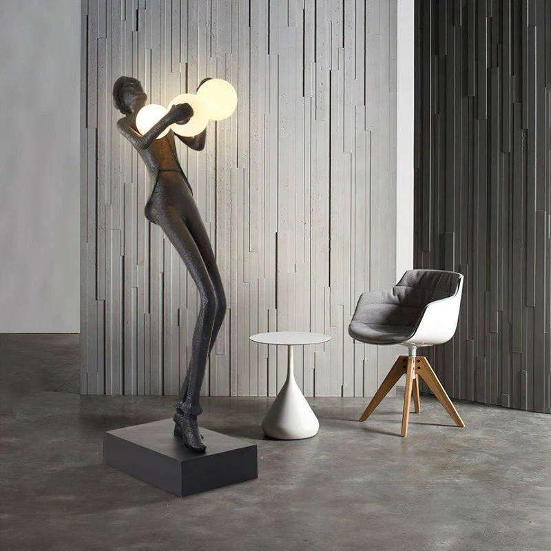 Michael Character Sculpture Floor Lamp - Image 9