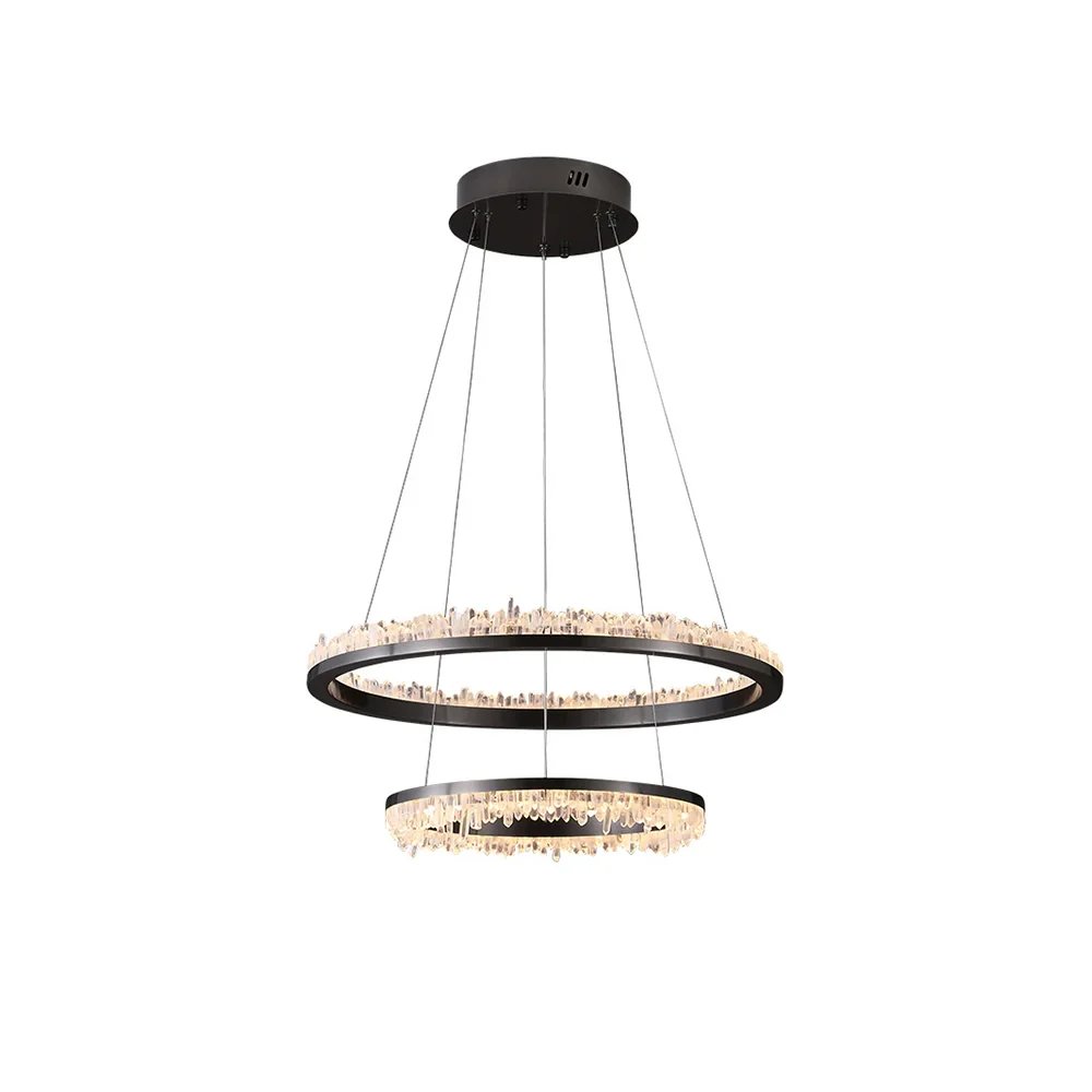 Minimalistic Crystal LED Chandelier - Image 31