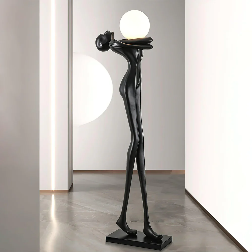 Moca Sculpture Figure Floor Lamp - Image 3