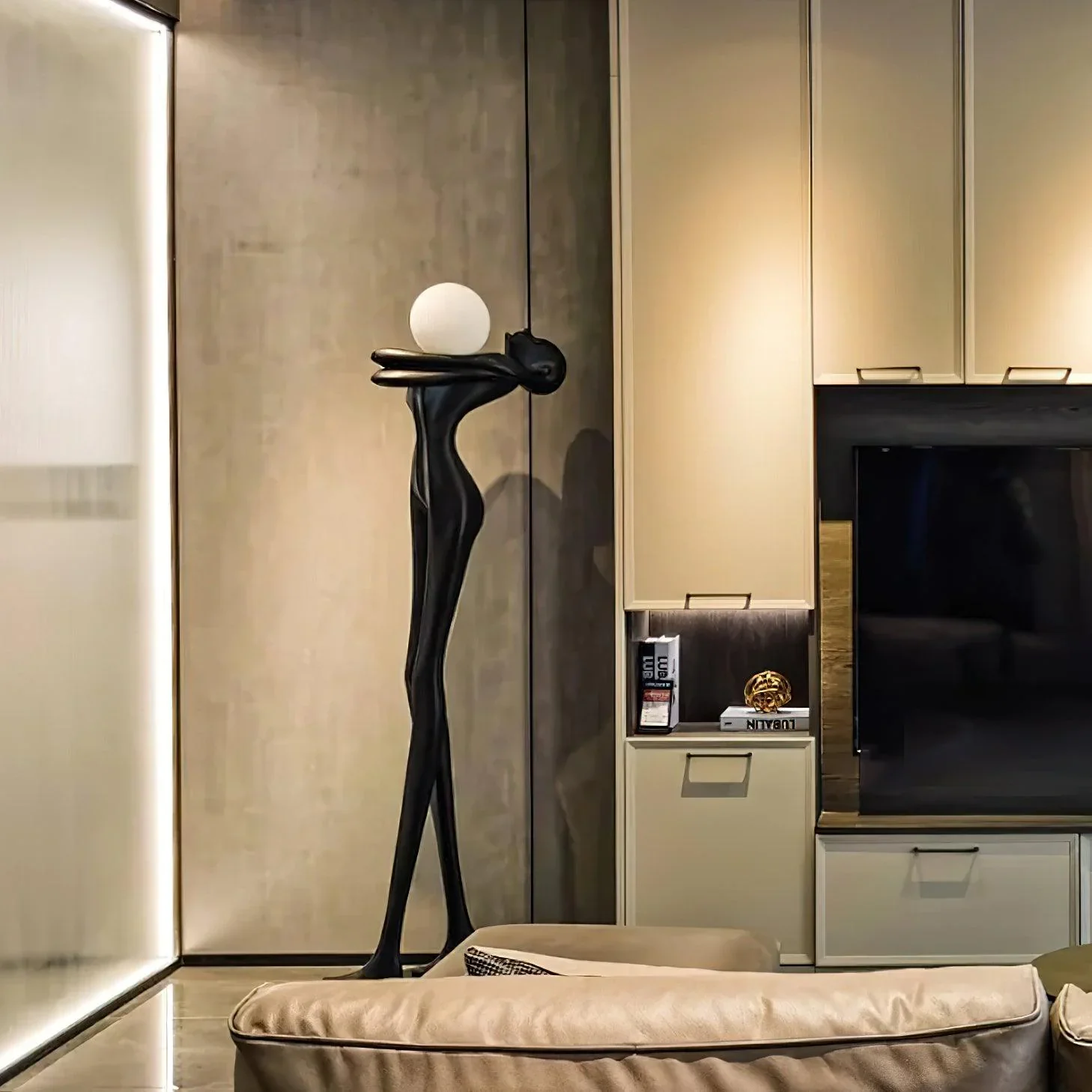 Moca Sculpture Figure Floor Lamp - Image 9