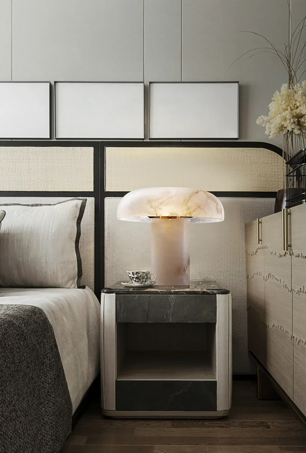 Modern Alabaster Habros Table Lamp - Image 11