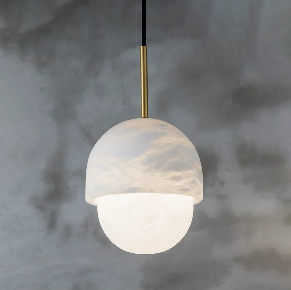 Modern Alabaster Yoko Pendant Lamp - Image 13