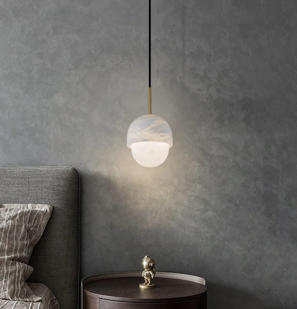 Modern Alabaster Yoko Pendant Lamp - Image 5
