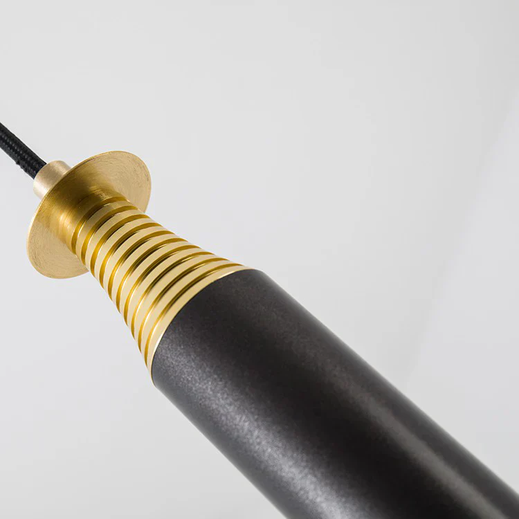 Modern Cylindrical Alabaster Pendant Lamp - Image 17