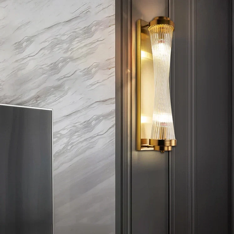 Modern Glass Column Wall Sconce - Image 6