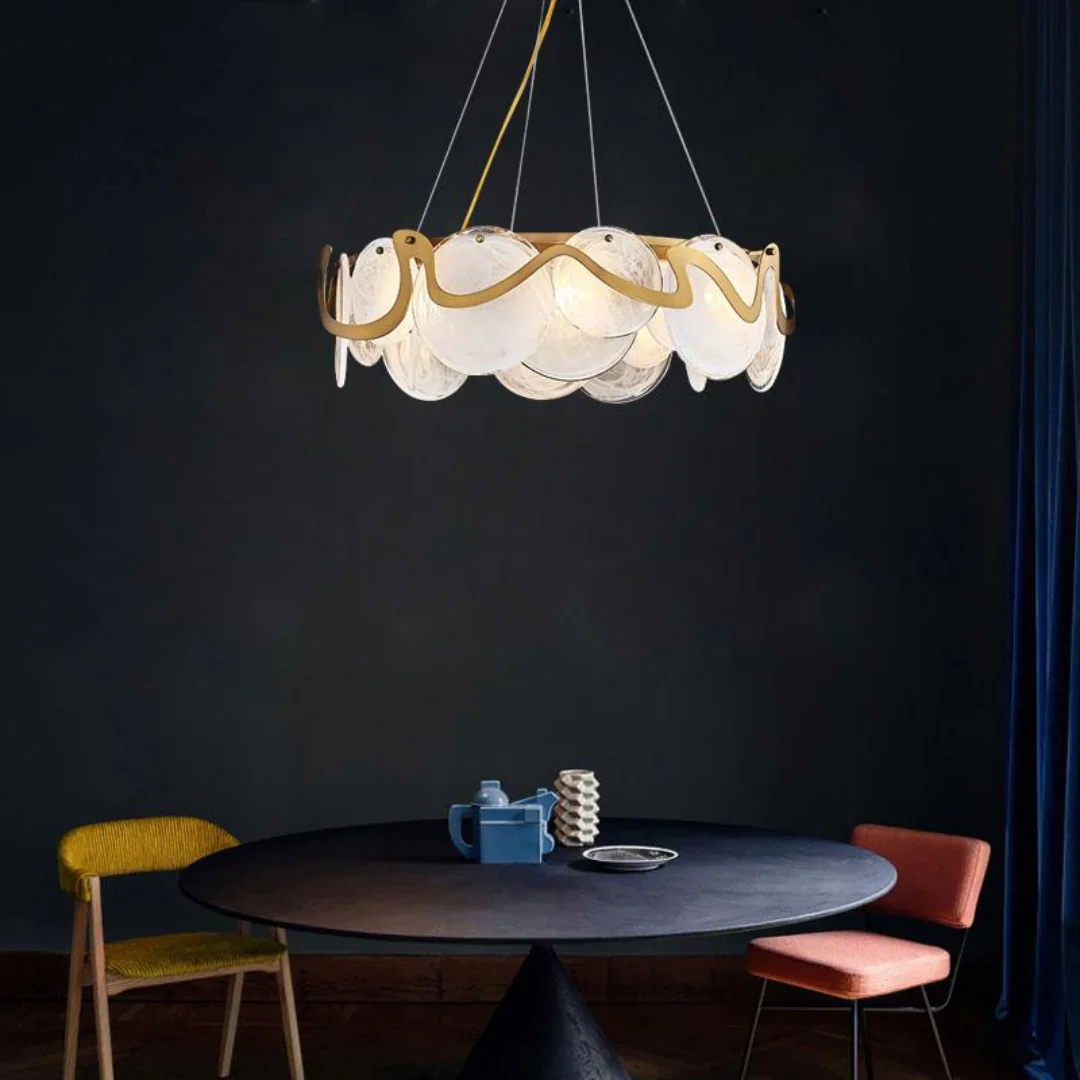 Modern Simple Glass Chandelier - Image 11