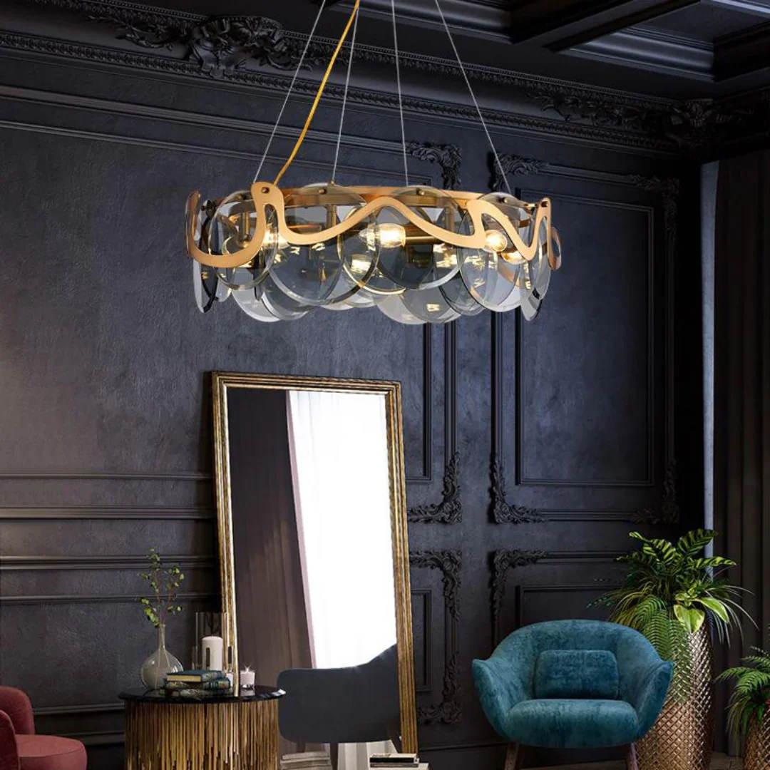 Modern Simple Glass Chandelier - Image 13