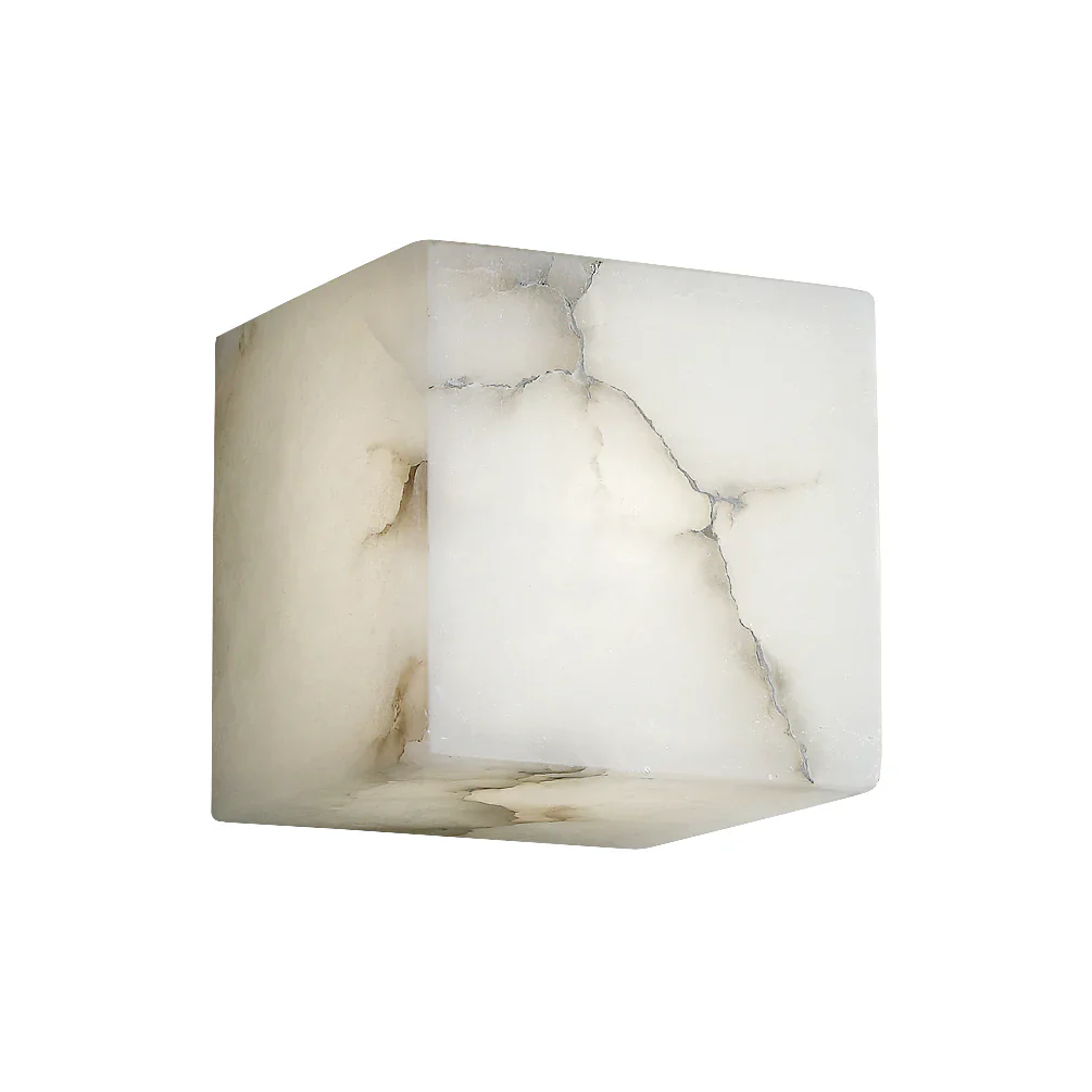 Modern Square Alabaster Wall Lamp - Image 13