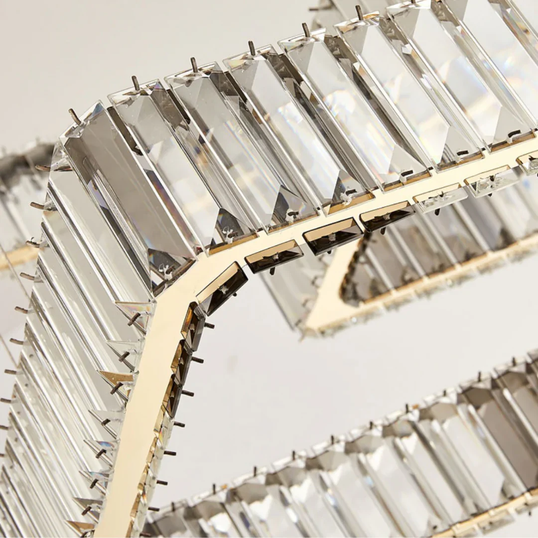 Modern Square Crystal Chandelier - Image 18