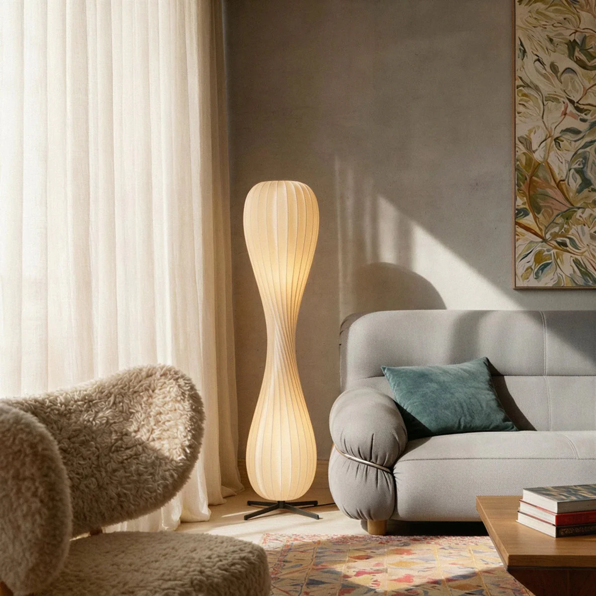 Modern Twist Floor Lamp - Image 3