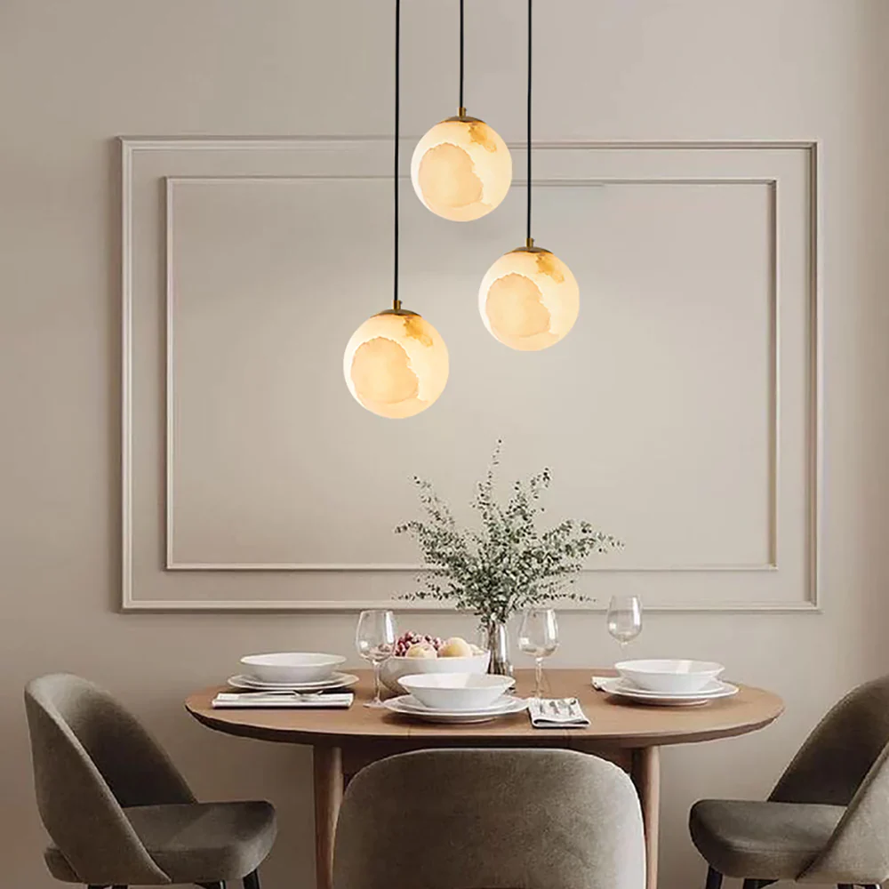 Moon Alabaster Pendant Lamp - Image 17