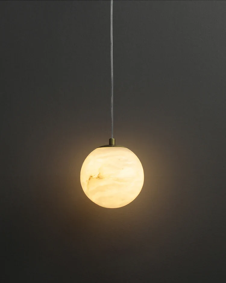 Moon Alabaster Pendant Lamp - Image 27