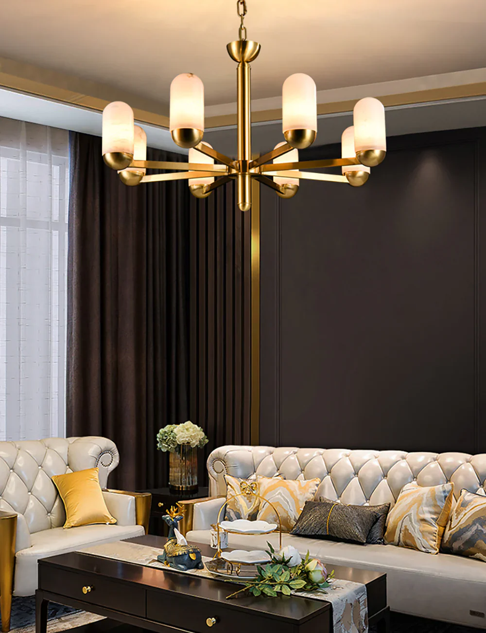 Moonshade Marble Chandelier - Image 10