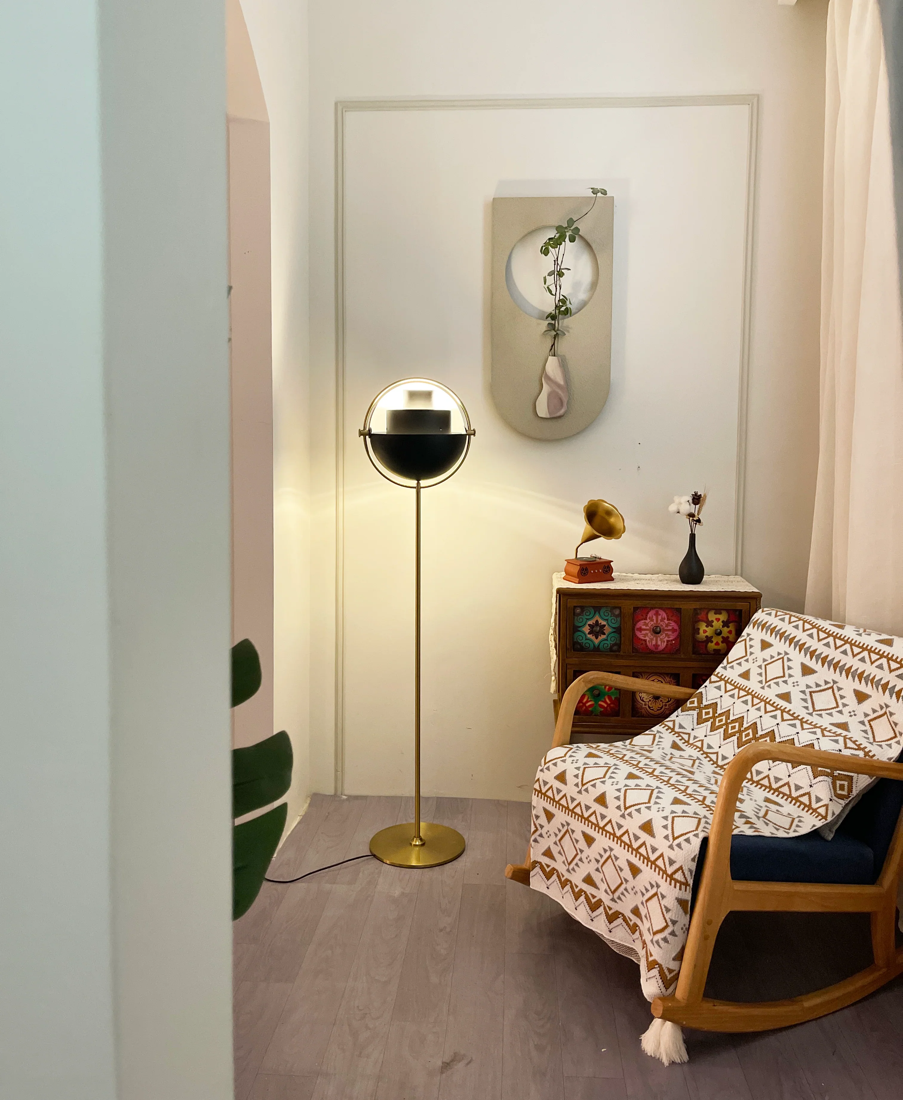 Multi-Lite Rotating Ball Floor Lamp - Image 3