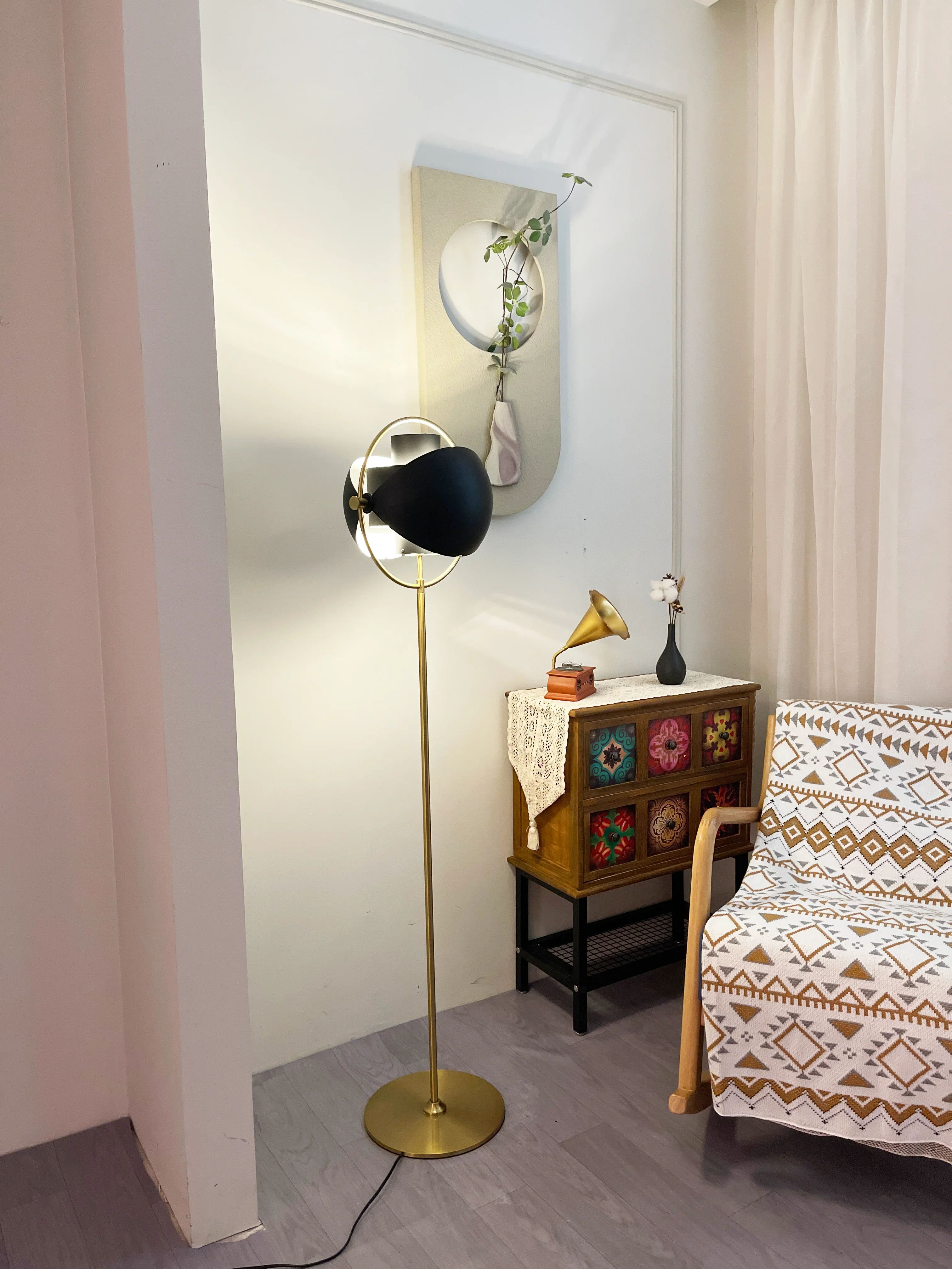 Multi-Lite Rotating Ball Floor Lamp - Image 7