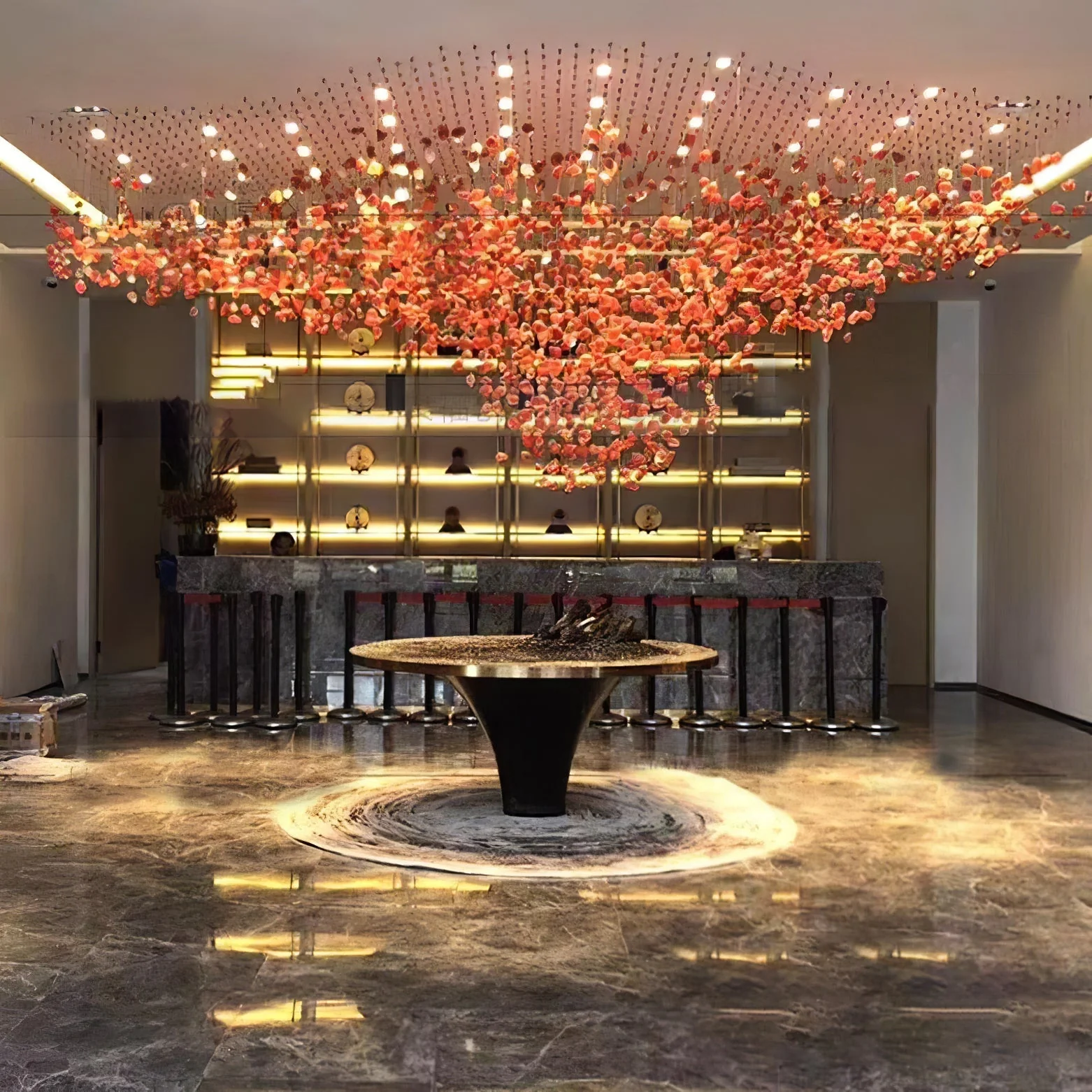 Multicolor Crystal Stone Chandelier - Image 13