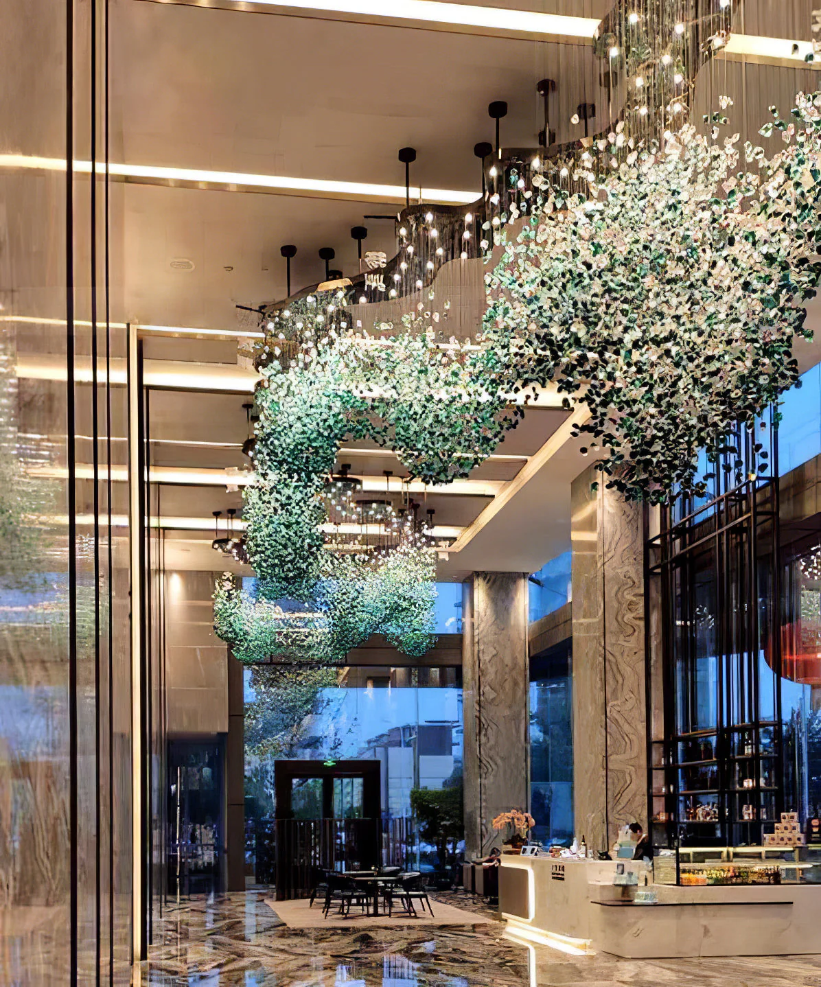 Multicolor Crystal Stone Chandelier - Image 21