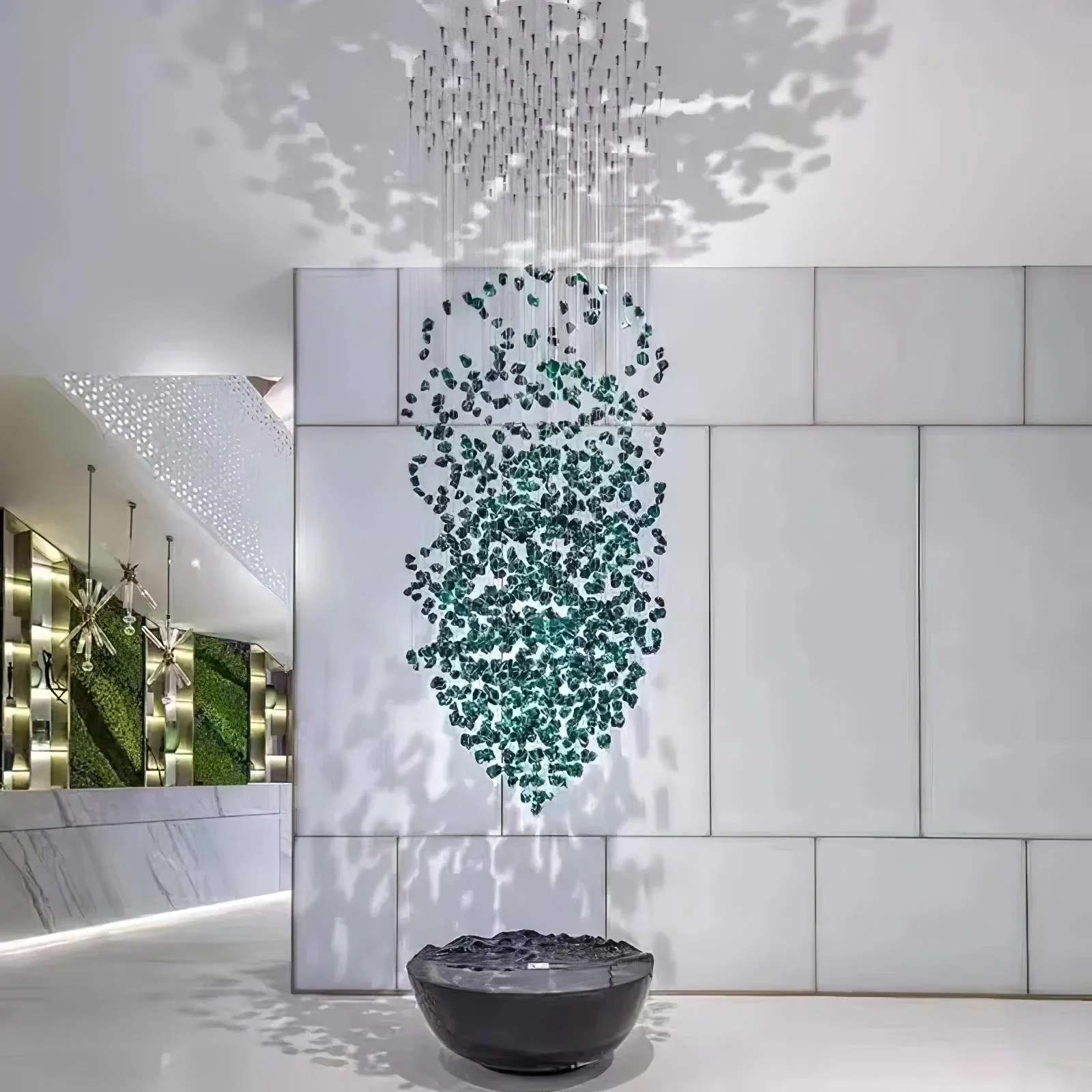 Multicolor Crystal Stone Chandelier - Image 28