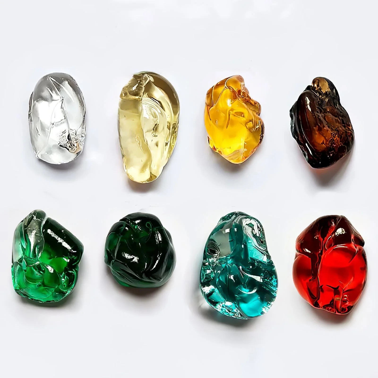 Multicolor Crystal Stone Chandelier - Image 33