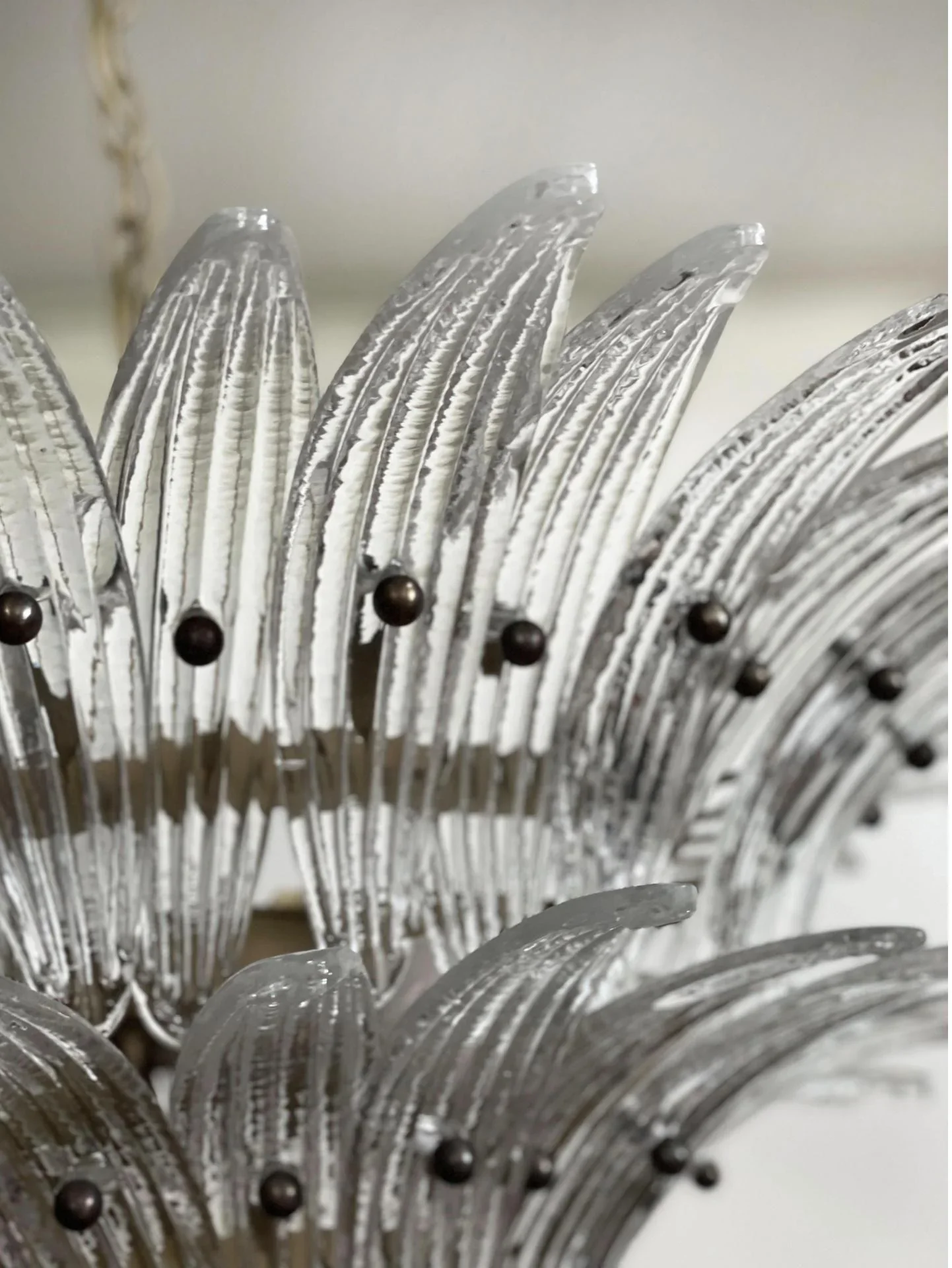 Murano Palmette Transparent Chandelier - Image 16