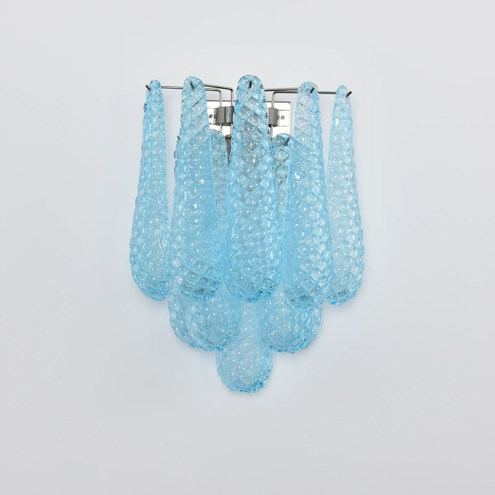 Murano Petals Glass Blue Wall Light - Image 27