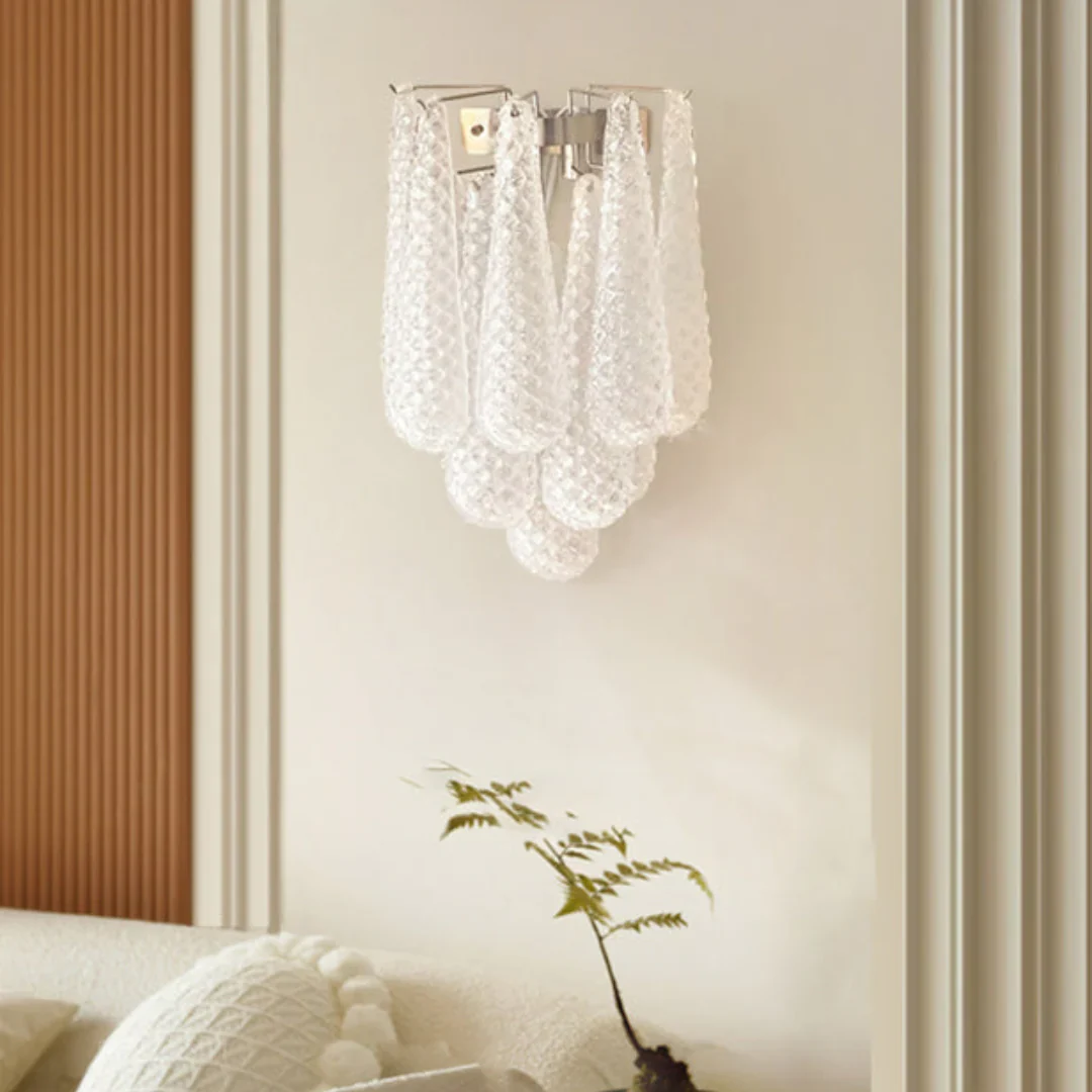 Murano Petals Transparent Wall Light - Image 14