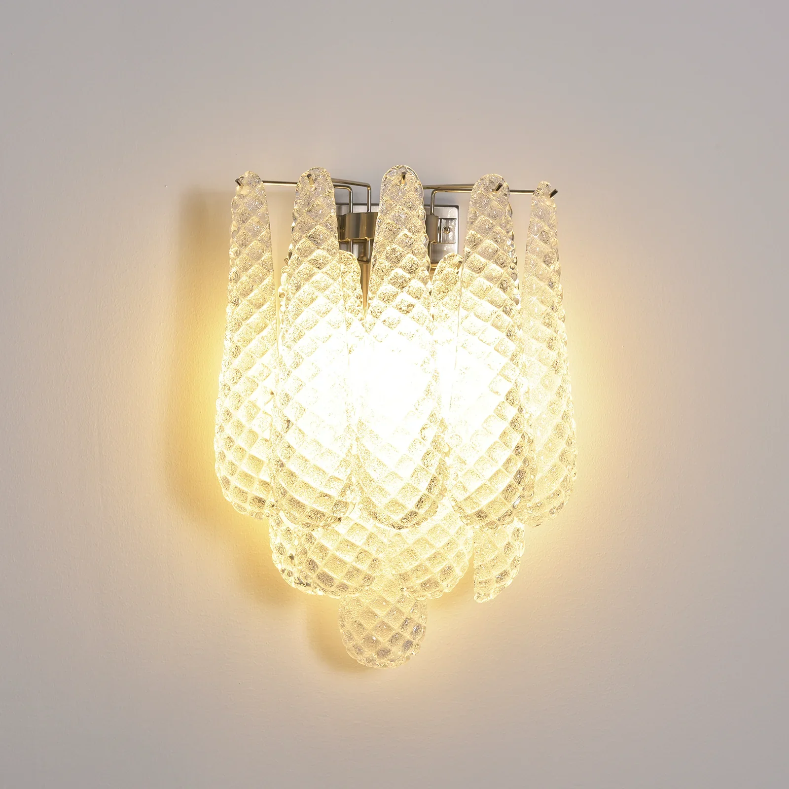 Murano Petals Transparent Wall Light - Image 4