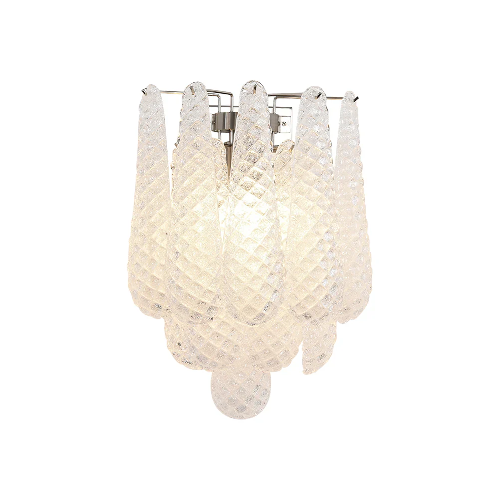 Murano Petals Transparent Wall Light - Image 8