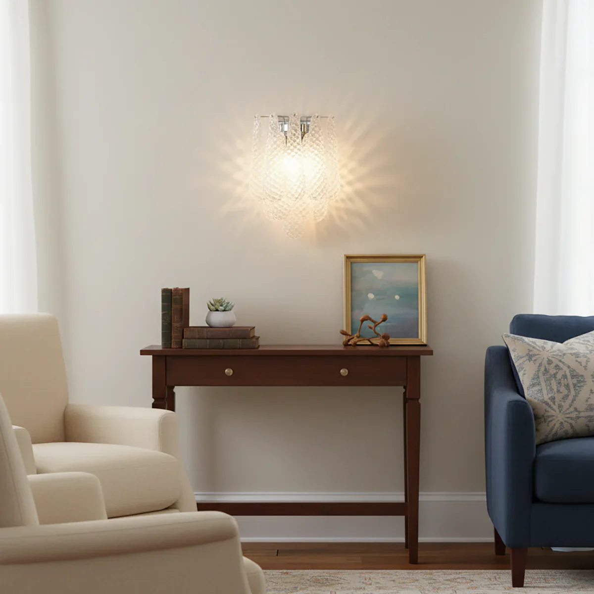 Murano Petals Transparent Wall Light - Image 9