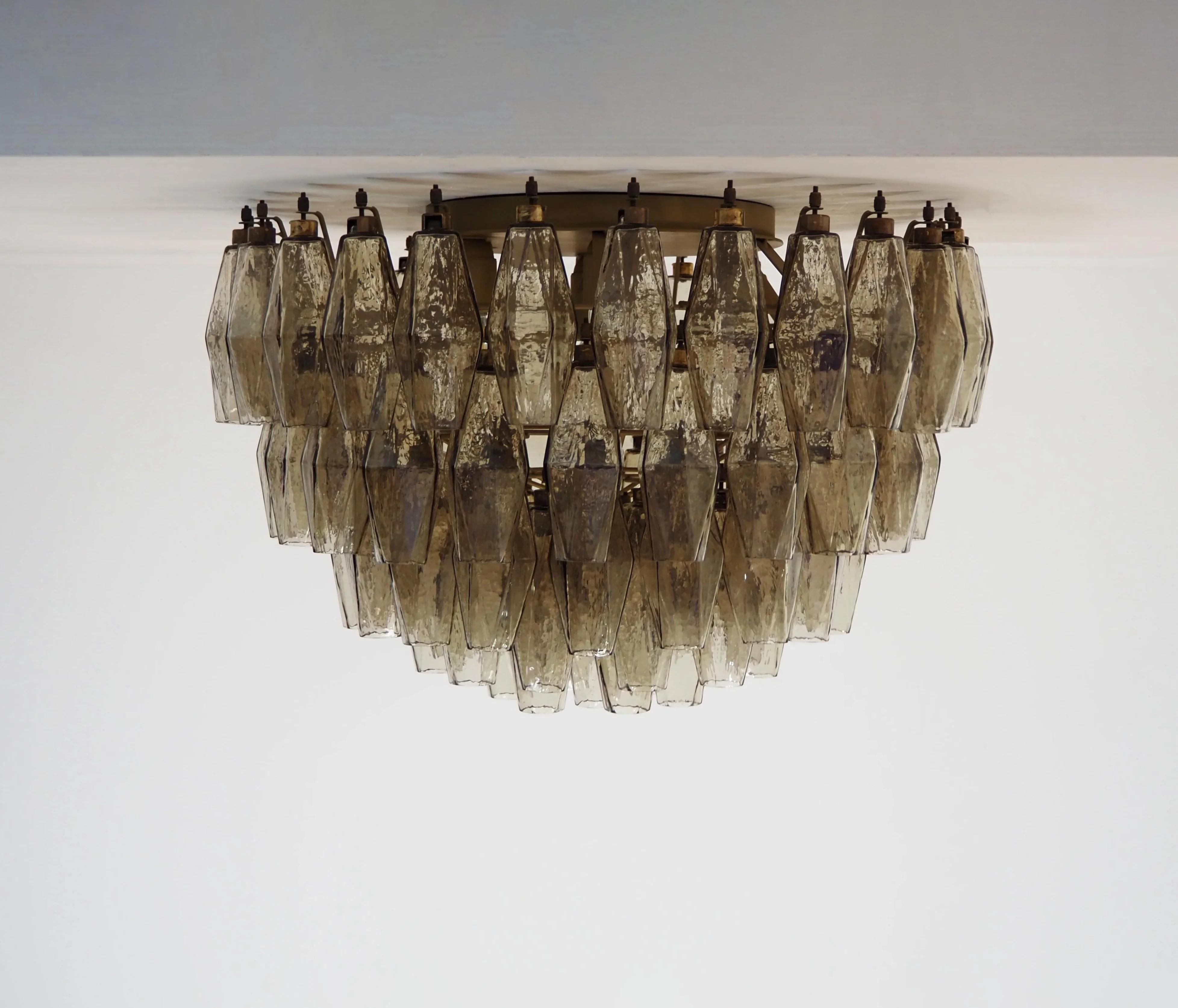 Murano Poliedri Smoked Ceiling Light - Image 10