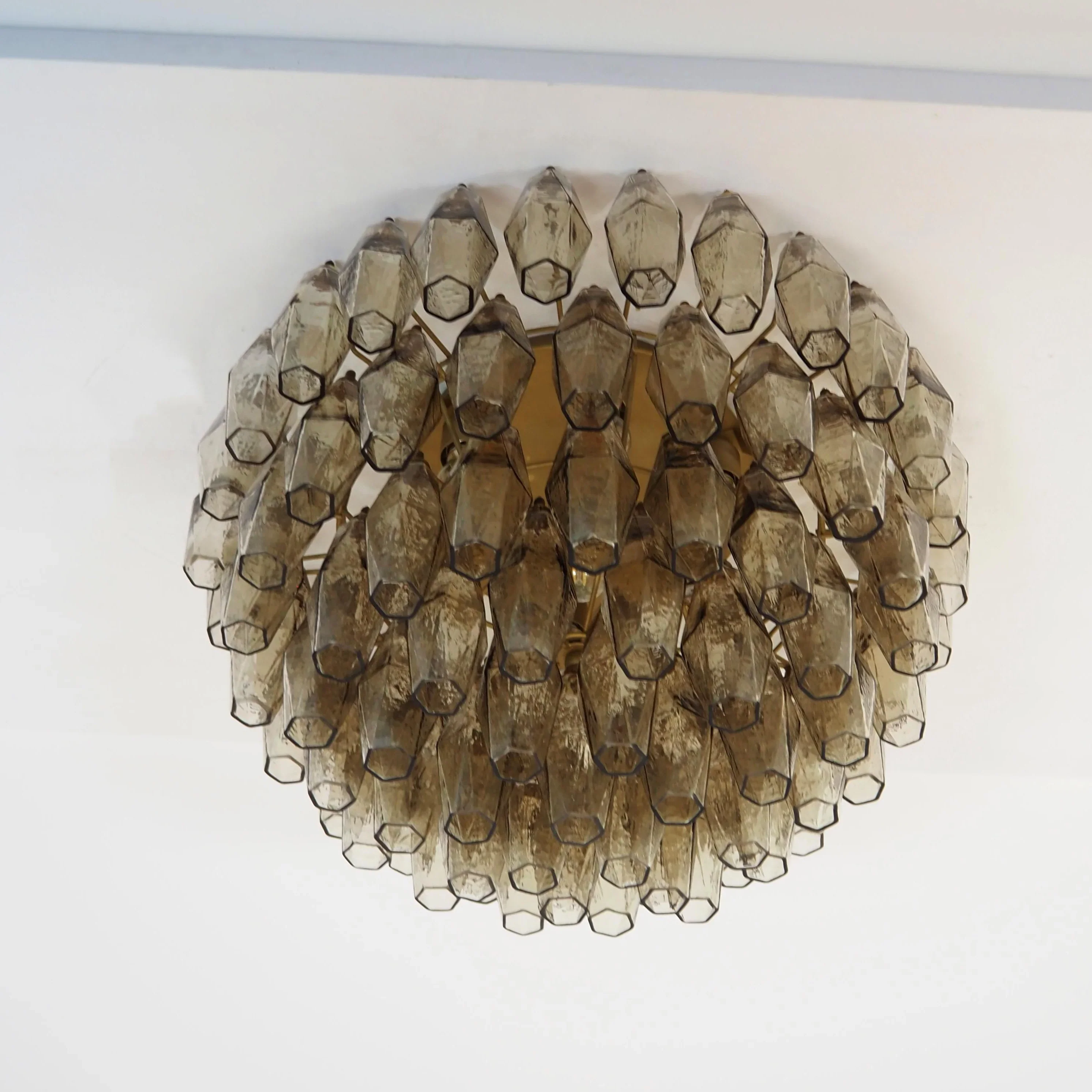 Murano Poliedri Smoked Ceiling Light - Image 11