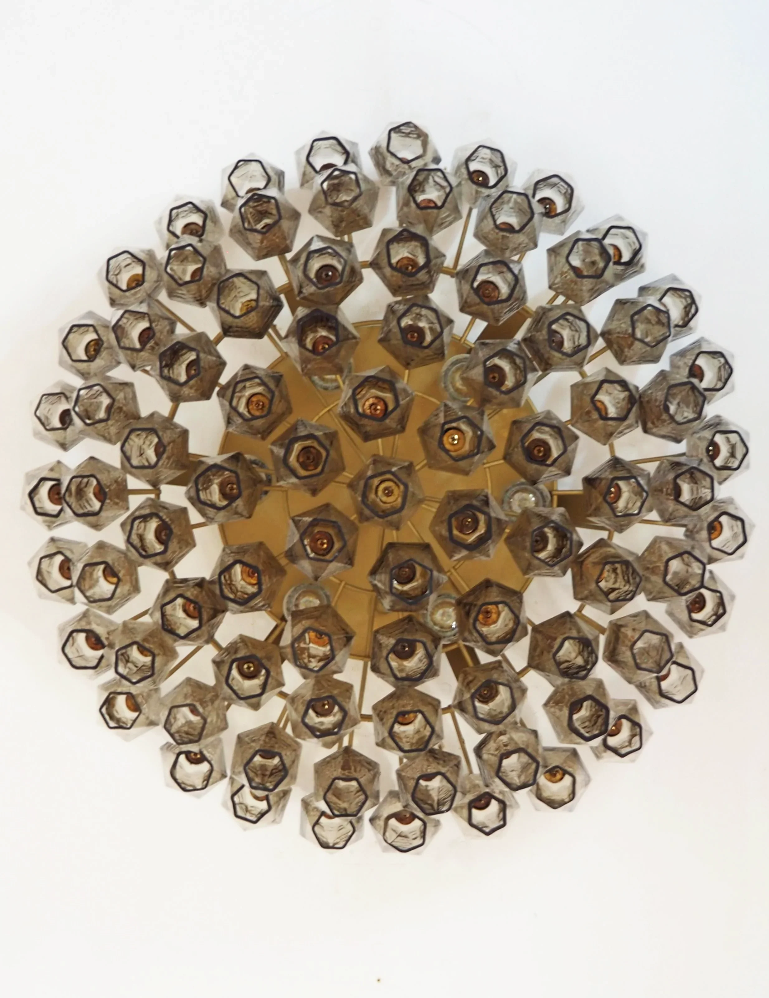 Murano Poliedri Smoked Ceiling Light - Image 14