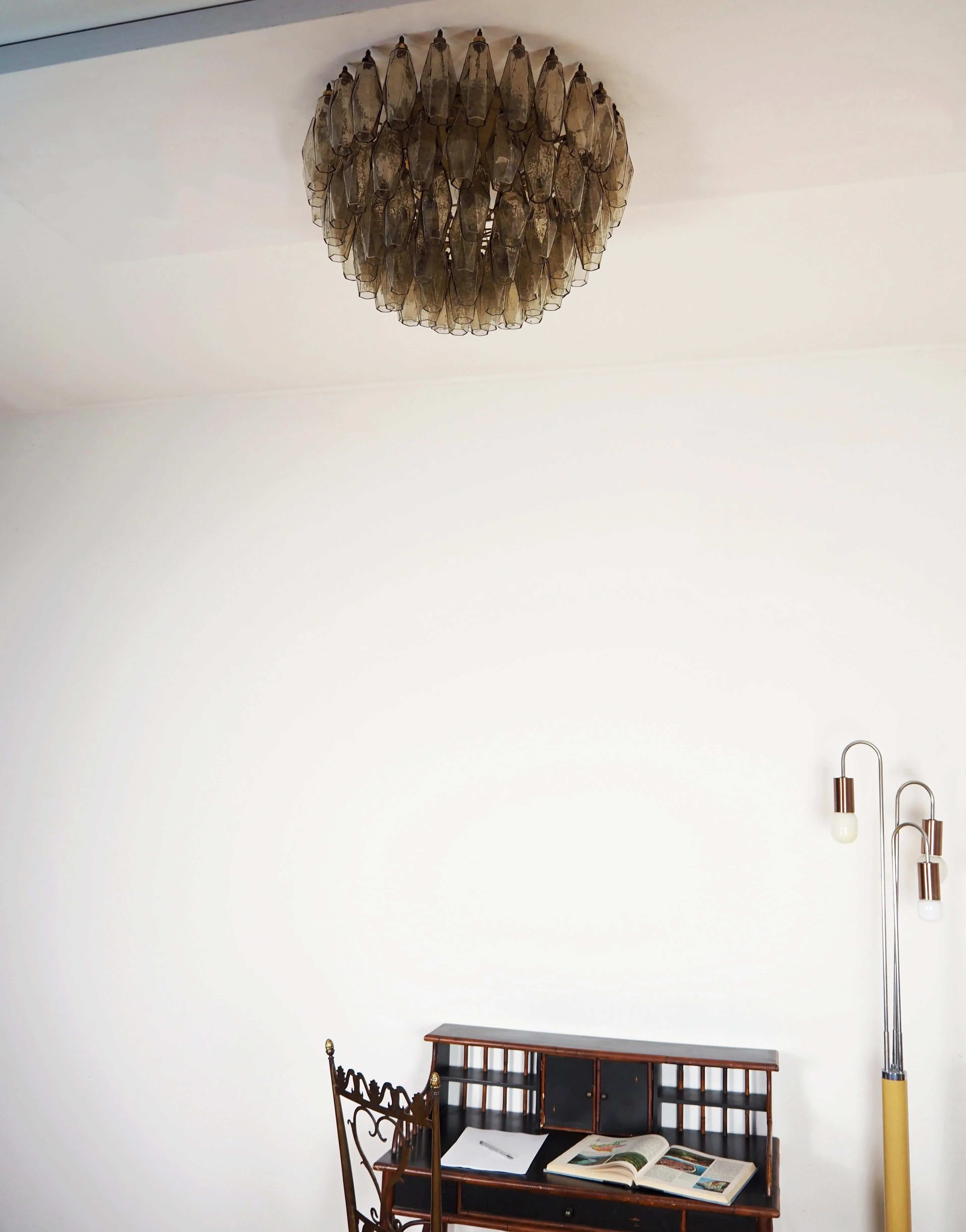 Murano Poliedri Smoked Ceiling Light - Image 6