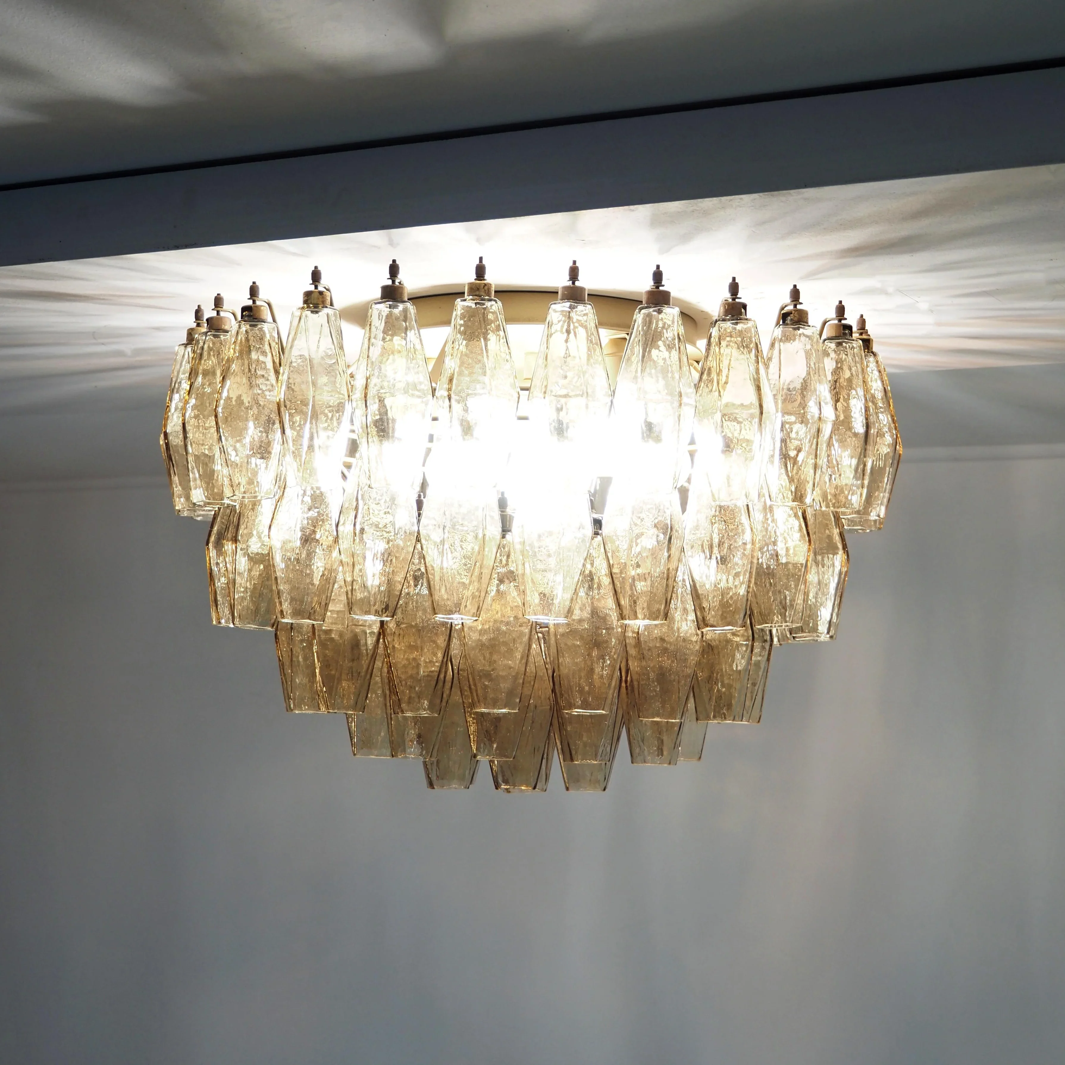 Murano Poliedri Smoked Ceiling Light - Image 8