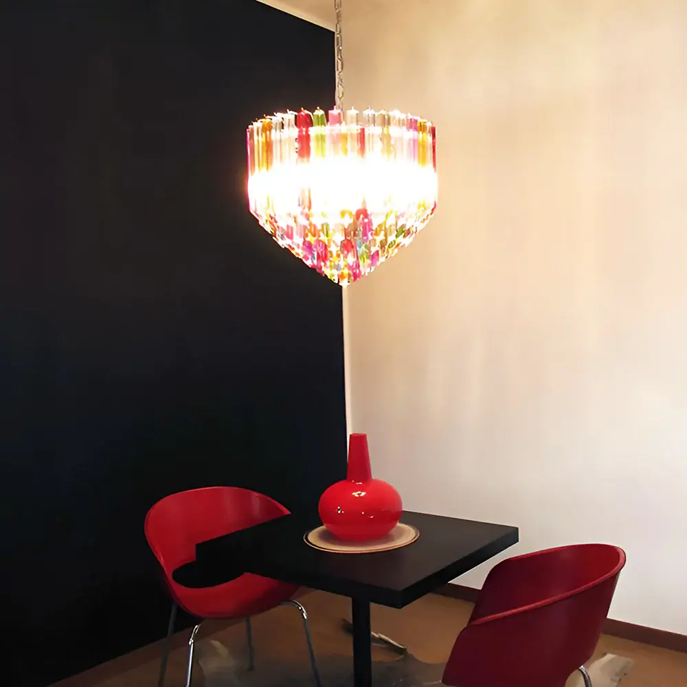 Murano Prisms Multicolored Chandelier - Image 2