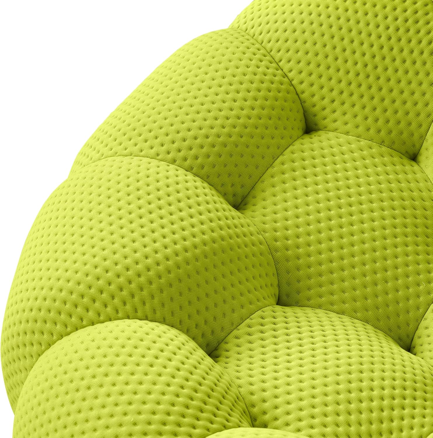 Nuvé® Mitsu Modular Bouclé Cloud Sofa - Lime Green - Single Seater - Image 5