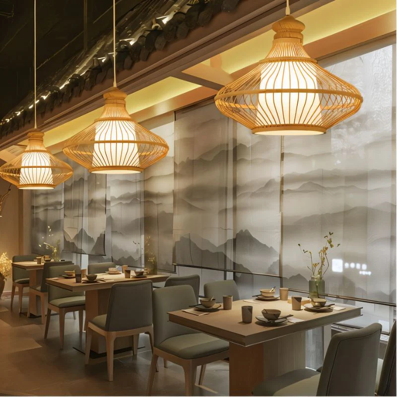 Oasis Rattan Pendant Light Collection - Image 6