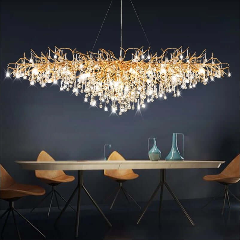 Ooze Drop-Shaped Crystal Chandelier - Image 5