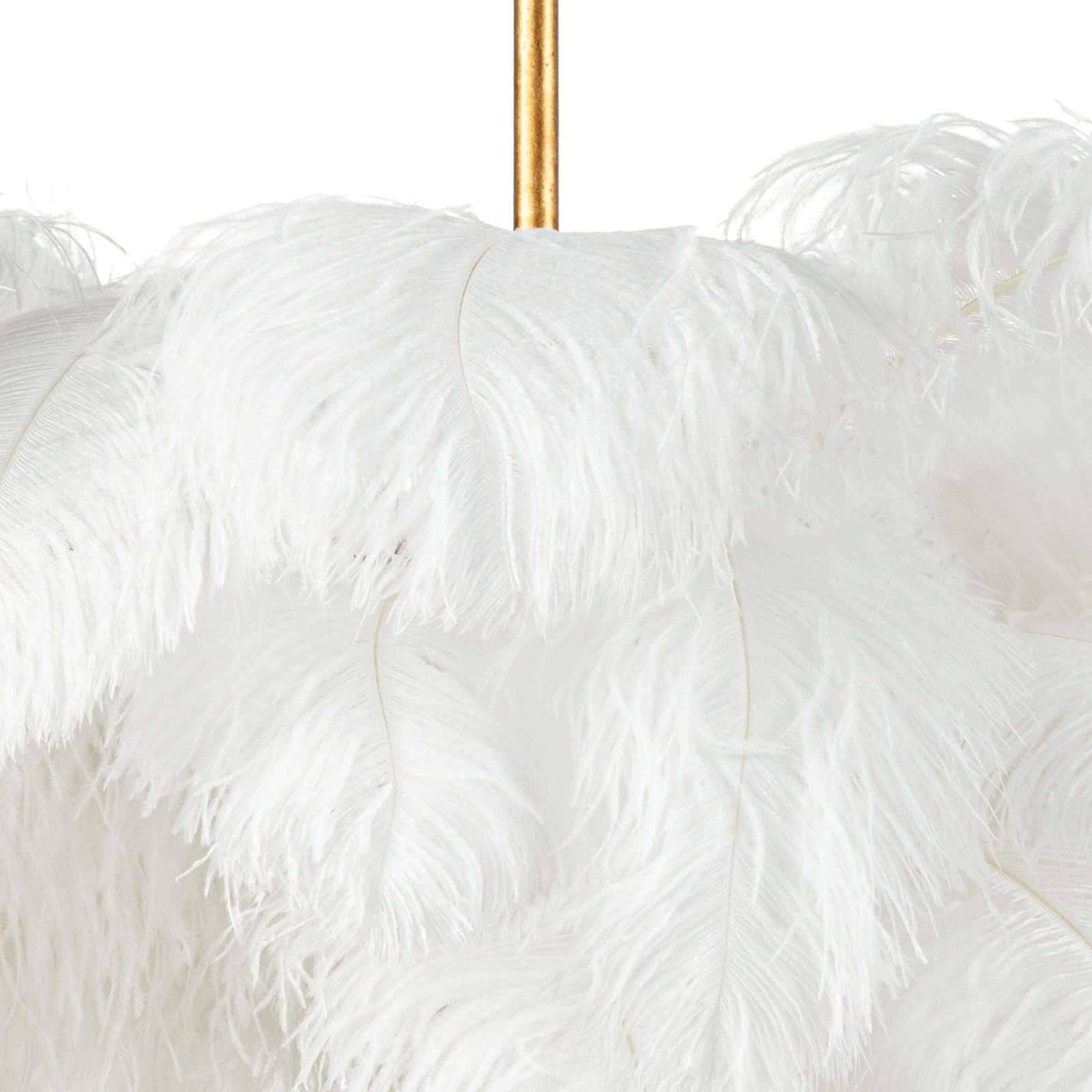 Ostrich Feather Chandeliers - Image 10
