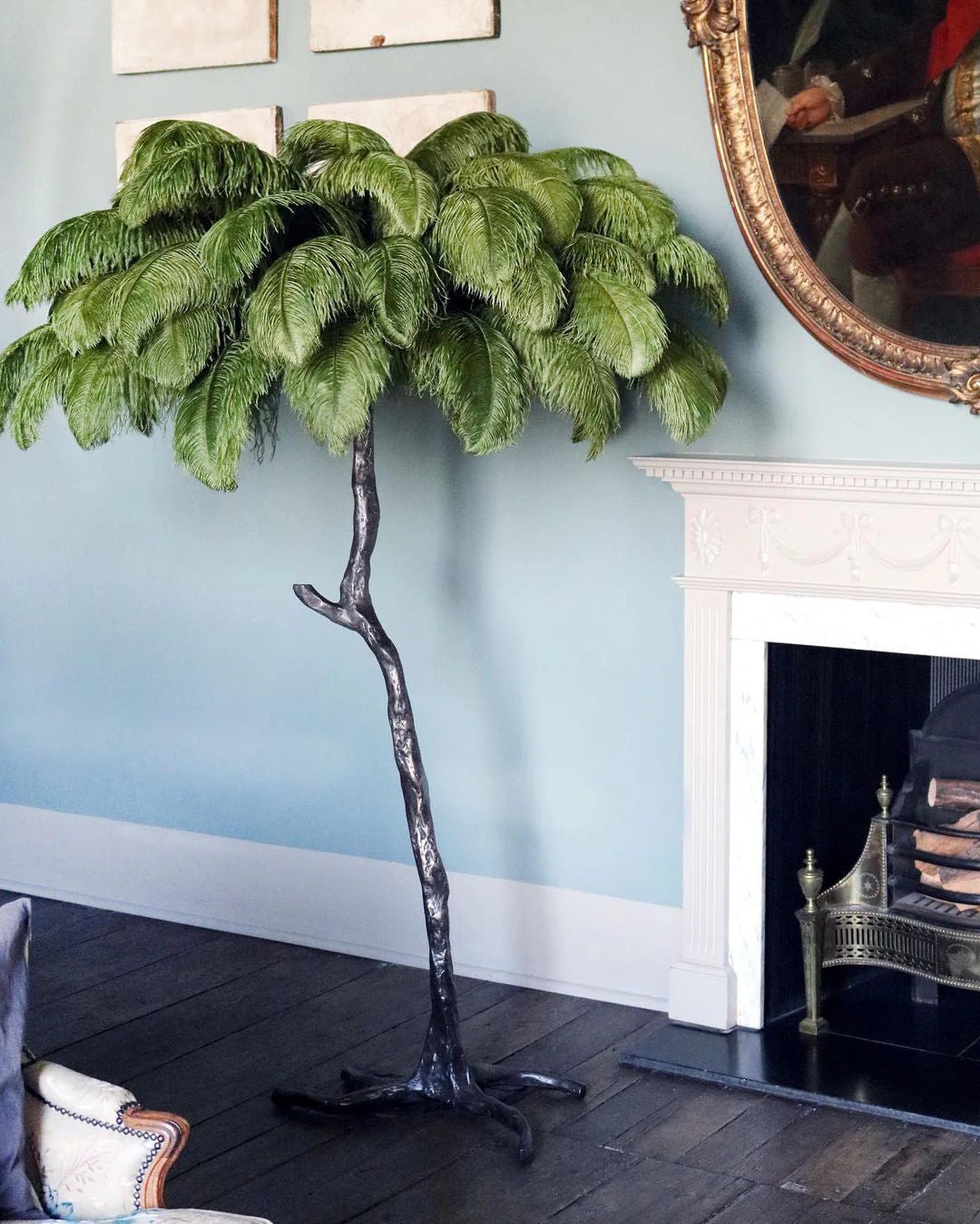 Ostrich Feather Floor Lamp - Image 30