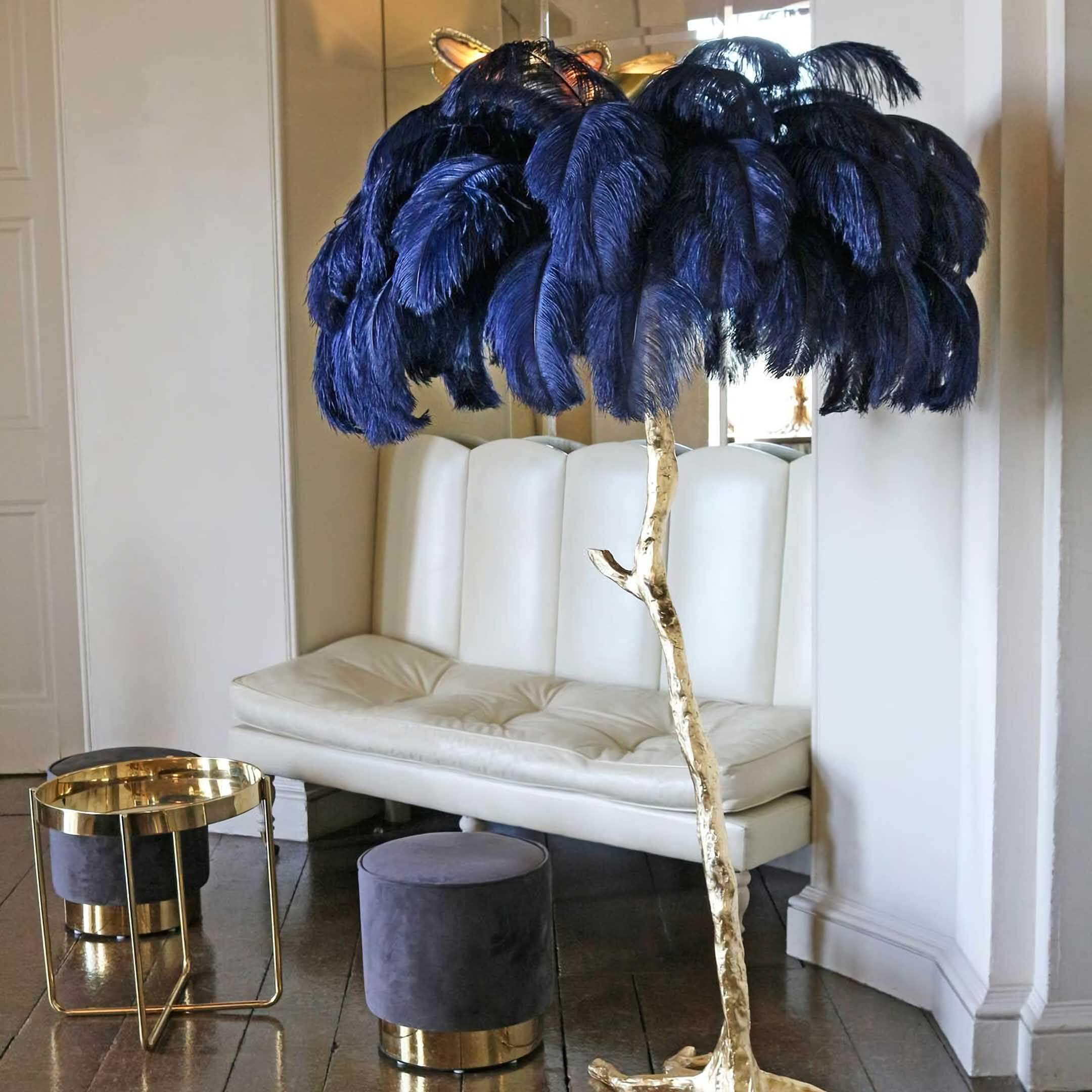 Ostrich Feather Floor Lamp - Image 36